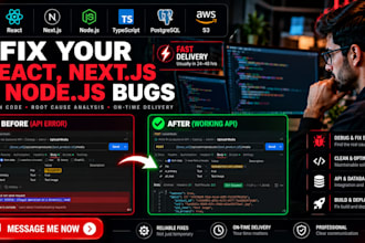 fix react, nextjs and nodejs bugs
