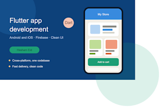create a cross platform flutter mobile application