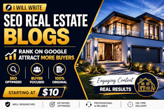 write high converting real estate blog posts with SEO