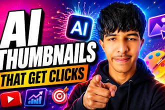 design viral ai youtube thumbnails with high ctr