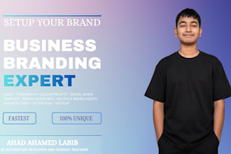 build a memorable brand identity for startups and businesses