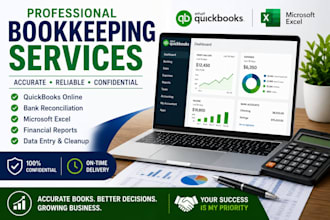 do bookkeeping in quickbooks online and microsoft excel