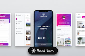develop reactnative android and ios application