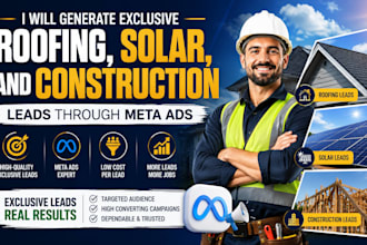 generate exclusive roofing, solar, and construction leads through meta ads