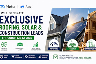 generate exclusive roofing, solar, and construction leads through meta ads