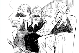 draw any humorous comic strip or cartoon