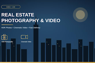 be your professional real estate photographer in dubai