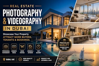 do real estate photography and videography in dubai