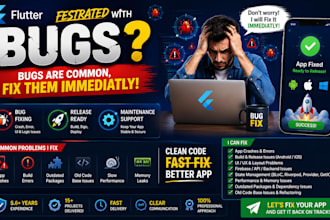 fix them professionally flutter bugs are normal