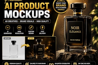 create premium ai product mockups for brands