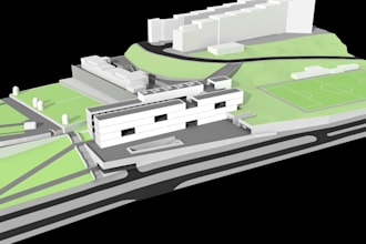 provide 3d printable cityscape from map, 3d printing stl digital elevation model