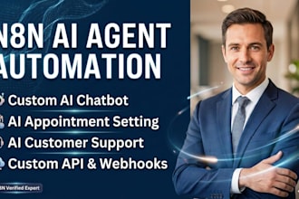 develop n8n automation, n8n workflow, ai automation, or n8n ai agent