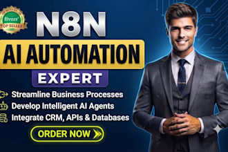 develop n8n automation, n8n workflow, ai automation, or n8n ai agent
