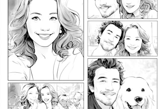 a personalized comic strip for you in cartoon style