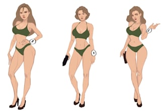 draw an nsfw erotic character design graphic novel nsfw artist comic book page