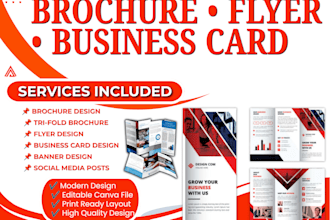 design professional brochures, catalogs, company profiles and pdfs