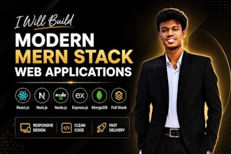 develop a full stack mern web application