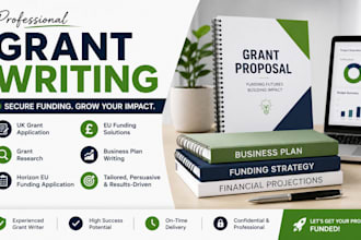 write UK grant application horizon eu funding application uk business plan