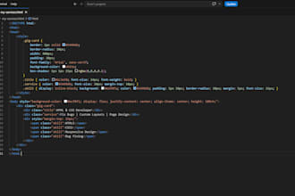 fix HTML and CSS issues or bugs on your website