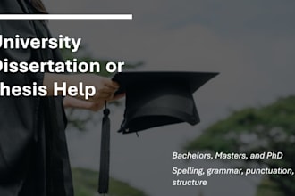 proofread and edit your dissertation or thesis