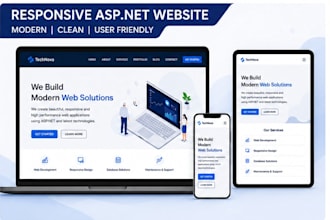 build custom asp net web application