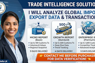 extract import export data for competitor shipment analysis