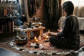 cast ancient spiritual protection magic and energy clearing