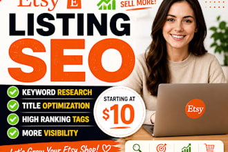 optimize your etsy listing with SEO keywords and tags