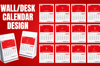 esign custom planner, journal, wall and desk calendar