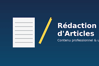 write high quality french content and articles