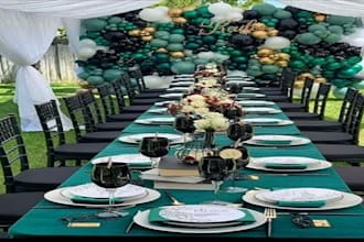 be your professional event planner for weddings and parties