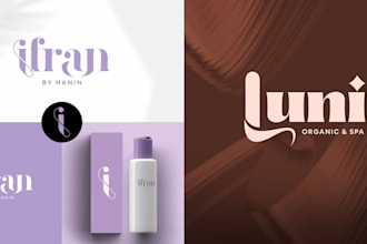 design luxury and aesthetic beauty and skin care logo