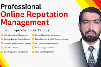 online reputation management suppress negative results and reverse seo brand