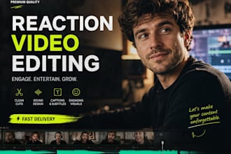 edit your movie TV show or anime reaction video