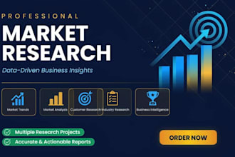 deliver professional market research and market analysis
