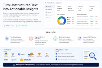build an nlp text classification or urgency detection model