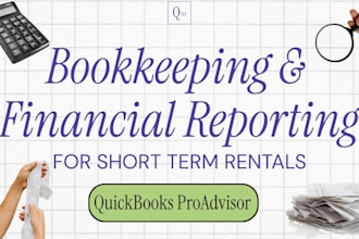 be your short term rental bookkeeper in quickbooks online
