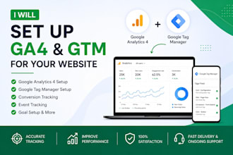 set up ga4 and google tag manager for your website