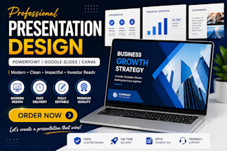 create professional power point slides for your project