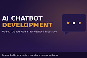 build an ai chatbot using openai, claude or gemini API