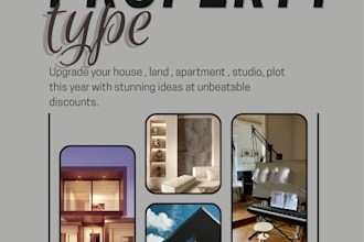 design modern real estate flyers