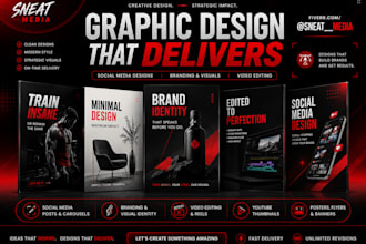 design professional canva posters and posts