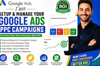 setup and manage your google ads PPC campaigns high converting PPC ads marketing