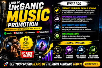 do organic music promotion