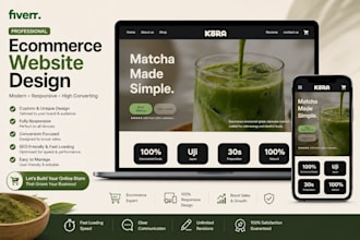 design a modern ecommerce website UI in figma