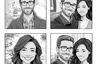 a personalized comic strip for you in cartoon style