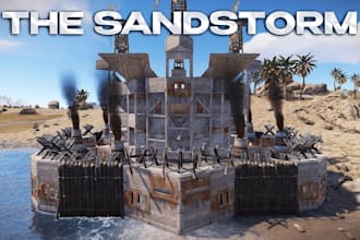 build rust console and PC bases solo duo quad or clan