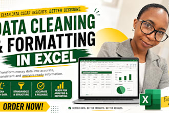do excel data cleaning and formatting