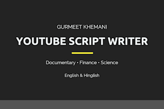 high retention youtube documentary scripts