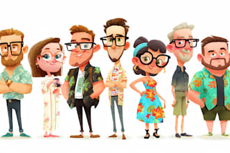 create unique and funny caricature art